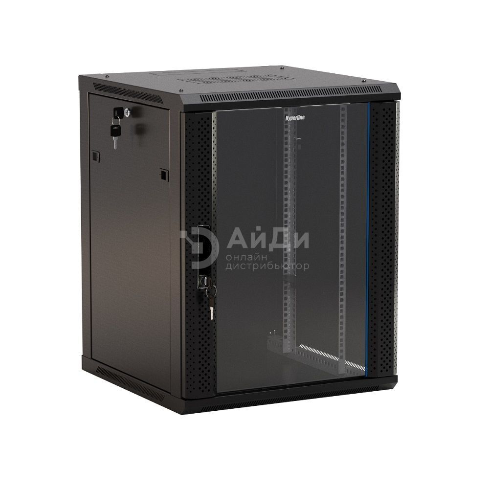 Шкаф телекоммуникационный настенный Hyperline TWB-2766-GP-RAL9004