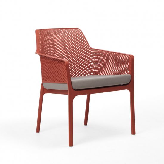 Кресло Net Relax пластиковое красное Nardi Италия