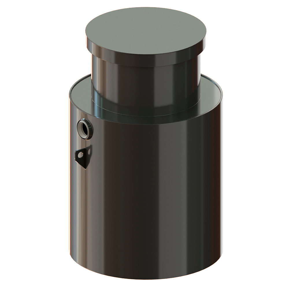 Станция биологической очистки Канада Home 4.0 PR Вертикальная / 4000 л. в сутки / 20 чел. / принудительный сброс / насосная аэрация (220x220x240см;черный) - арт.556088.1