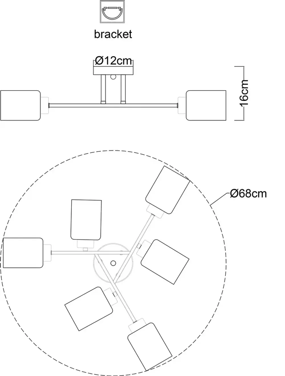 Потолочная люстра Arte Lamp