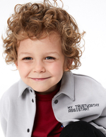 Костюм для мальчика (серый/чёрный)