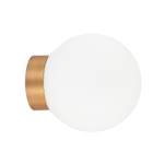 Светильник накладной MUNICH под лампу G9,  опаловое стекло,  основание цвета бронза,  D150xH168мм,  IP54