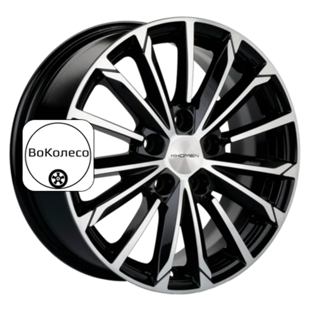 6,5x16/5x114,3 ET47 D67,1 KHW1611 (Kia) Black-FP Khomen Wheels