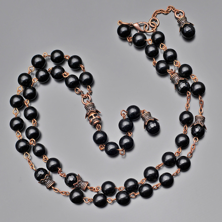 Этнические бусы "Папа Легба" AMX002152