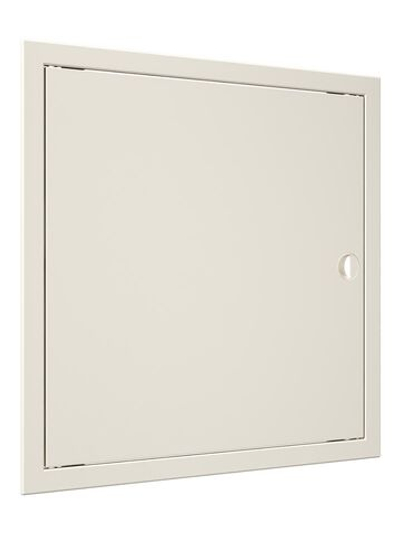 Люк ревизионный ЛР фланец 396х396  ручка 418х418 пластик Ivory EVECS