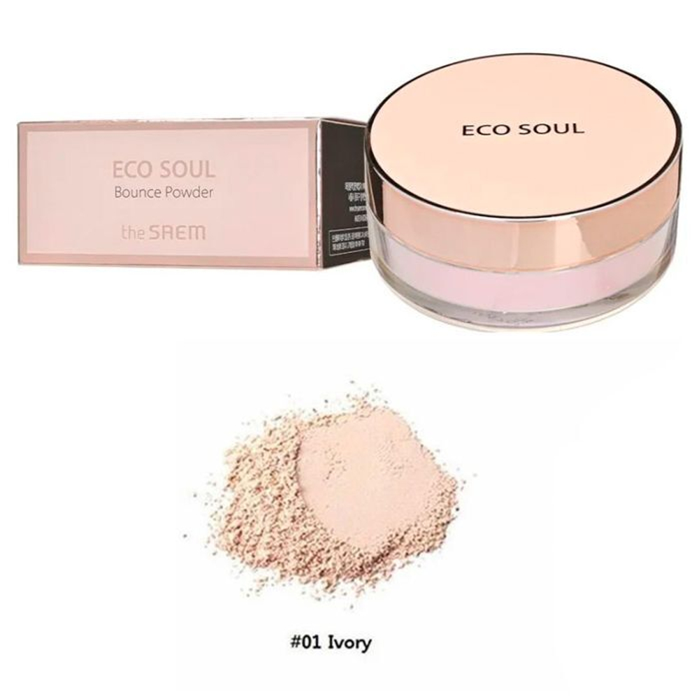 THE SAEM Рассыпчатая пудра  Eco Soul Bounce Powder