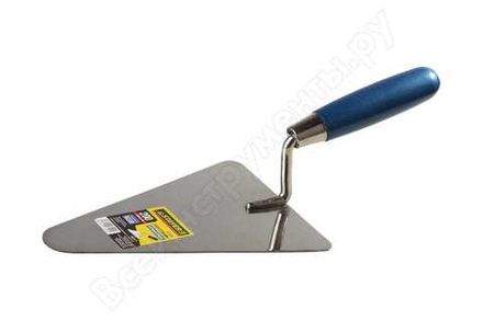 Кельма STAYER "ПРОФИ" "треугольник", нержавеющее полотно, дееревянная рукоятка, 200мм.