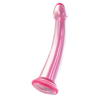 Розовый нереалистичный фаллоимитатор 20см ToyFa Jelly Dildo L 882027-3