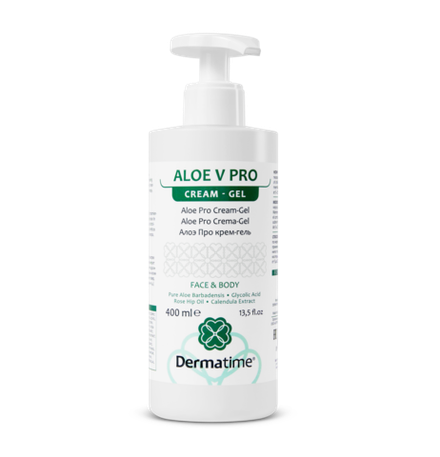 Dermatime ALOE V PRO Cream Gel Алоэ ПРО крем-гель 400ml