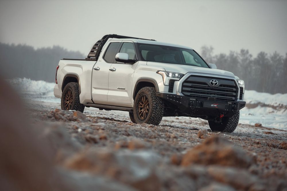 Бампер силовой передний BMS PRO-Line для Тойота Тундра 2022-2026