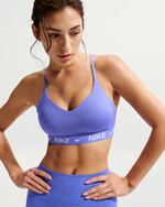 Nike Indy с легкой поддержкой Женский спортивный бюстгальтер с вставками и регулируемыми бретелями - NIKE