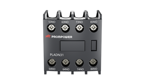 Блок всп. контактов Prompower PLADN31 серии Pulse, фронт. монтажа для серии PLC1D, 3НО+1НЗ