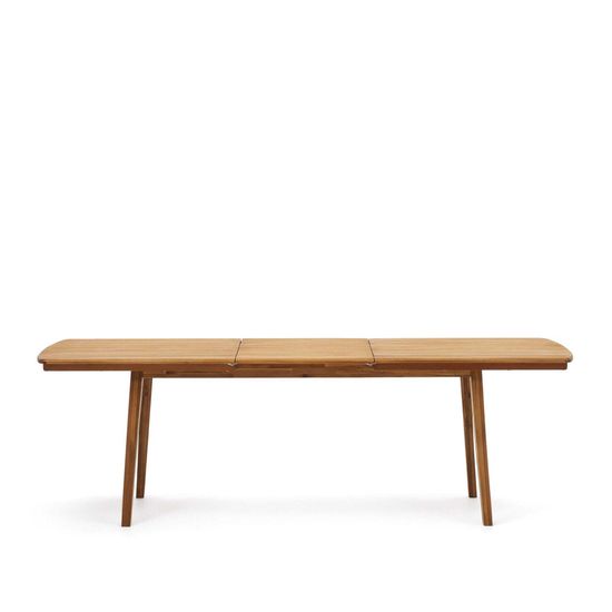 Thianna Раскладной уличный стол из массива акации 180 (240) x 90 см La Forma Испания 