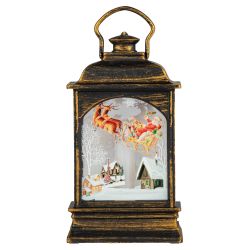 Светильник ЭРА ENIN-HW новогодний светодиодный Новогодние истории настольный динамичный свет 13 см