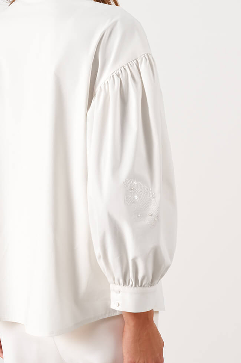 23044 Блузка женская (молочный)