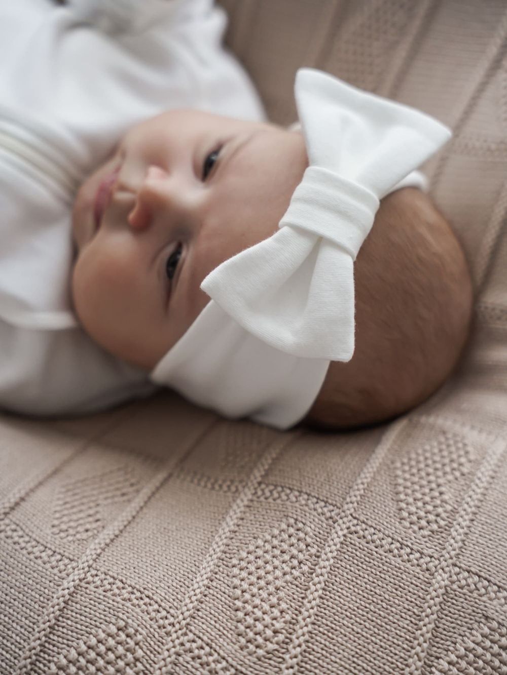 Повязка-чалма "Сливки" 0+