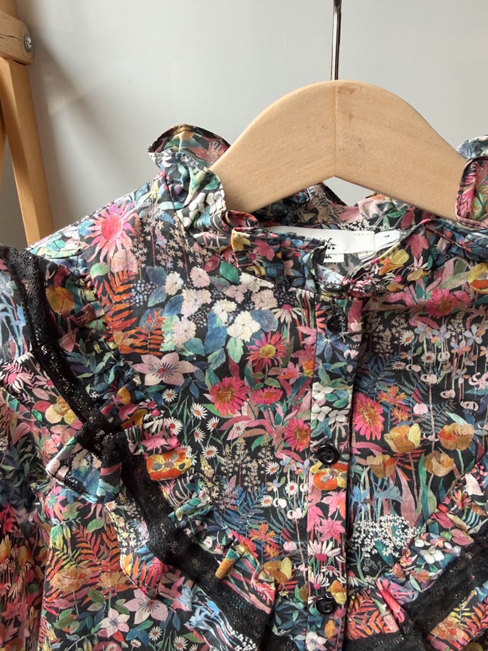 Новая хлопковая блузка Bonpoint, 104