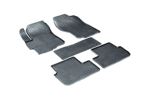 Резиновые коврики Сетка для Mitsubishi Lancer X 2007-2015, Seintex.00551