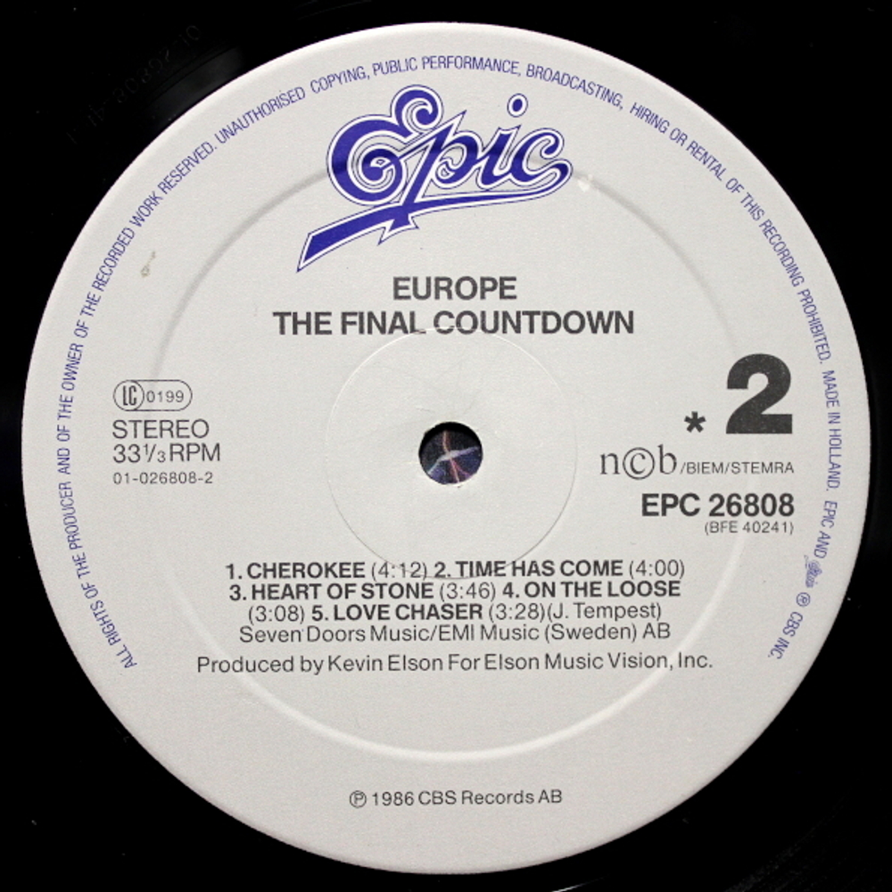 Europe / The Final Countdown (LP)