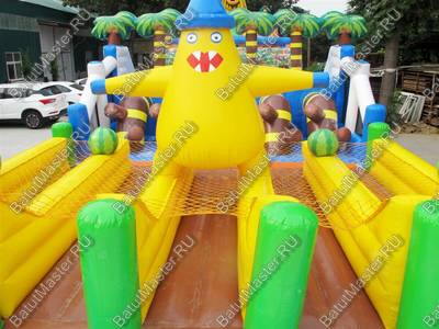 Коммерческая надувная полоса препятствий "В поисках приключений"