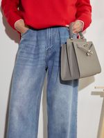 PERFECT JEANS С ЗАЩИПАМИ BLUE