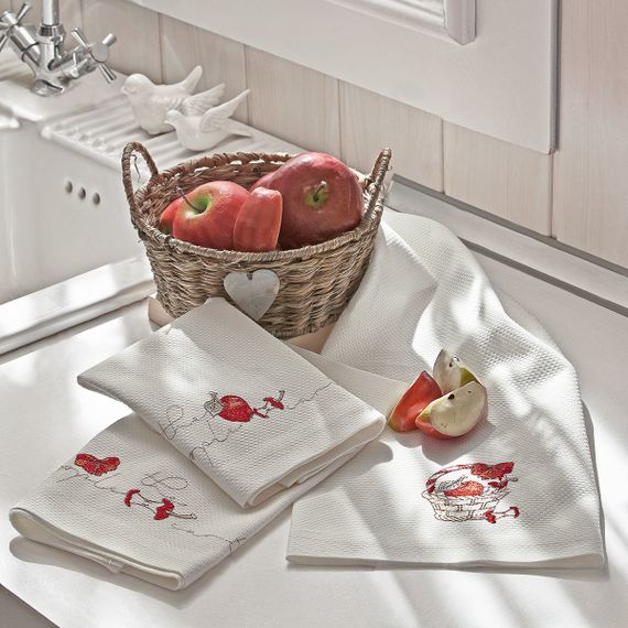Набор салфеток APPLE 3пр TIVOLYO HOME Турция