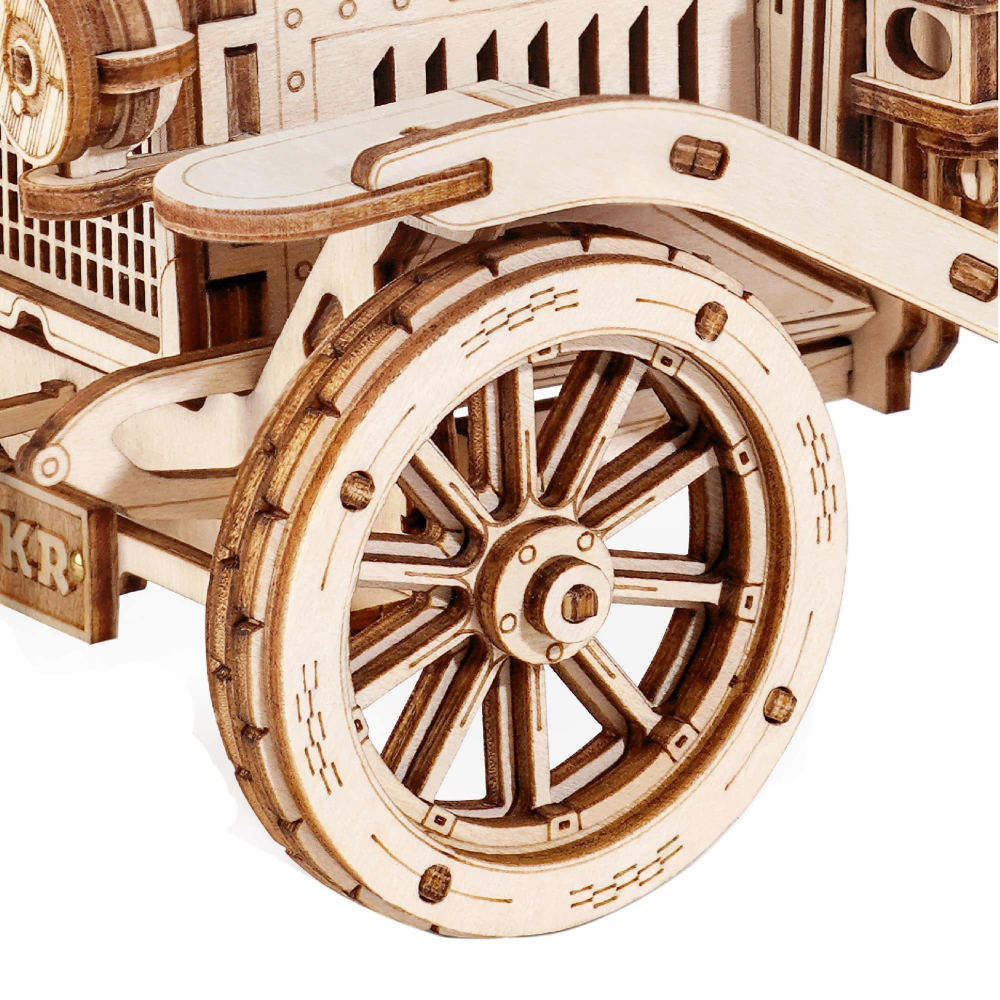 Деревянный конструктор Винтажный автомобиль 1:15 MC801 (ROKR)