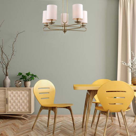 Подвесная люстра Escada Eclipse 10166/5PL Brass