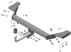 Фаркоп Motodor Haval F7, F7x 2024- (оцинк. Шар) арт.93119-A