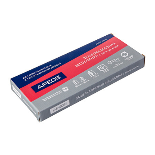 ЗАЩЕЛКА ВРЕЗНАЯ APECS 5300-P-WS-NIS (00003672) сатин