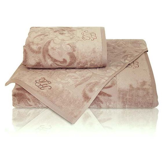 Набор полотенец  Baroc (коричневый)  3 пр 30х50 50Х100 и  90Х150   TIVOLYO HOME Турция