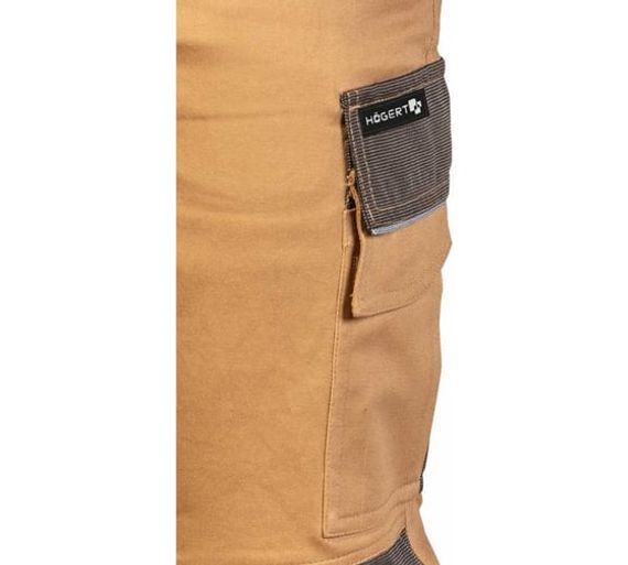 Брюки рабочие бежевые EDGAR Högert, арт. HT5K276