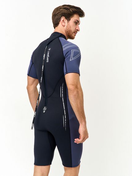 Гидрокостюм Sargan Nero 2.0 Shorty men 3 мм черно-серый