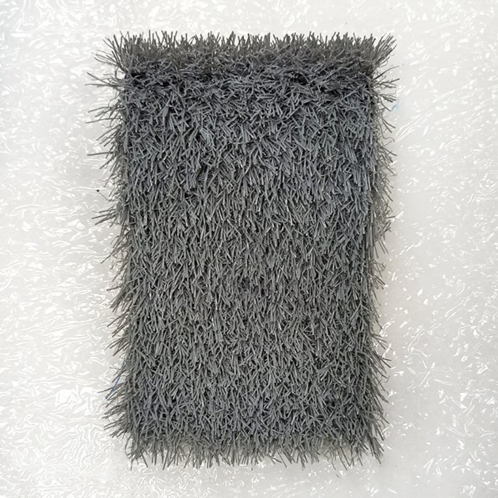 Трава искусственная "Деко" серая, ширина 2м, рулон 25м, 50 кв.м