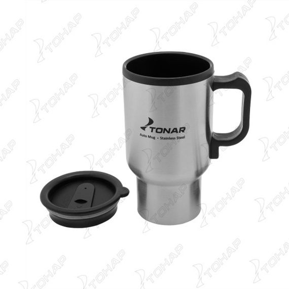 Термокружка 450ML с пл. крышкой (T.TK-001K-450) Тонар