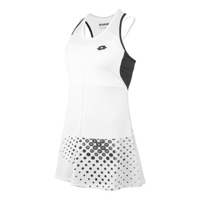 Женская теннисное платье Lotto Top IV 1 Dress Women - White, Black