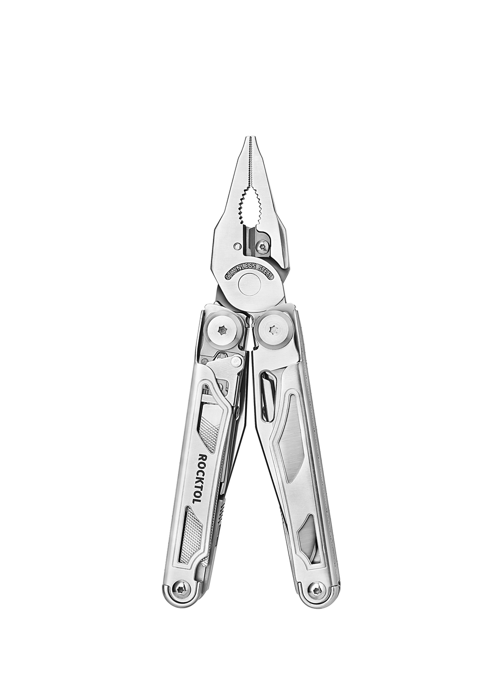 Мультитул Rocktol 29 в 1 со сменными резцами и пилой, нержавеющая сталь, нейлоновый чехол