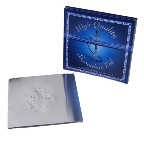 Фольга для кальяна квадрат №50 (с отверстиями)