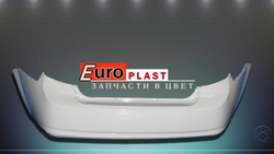 Задний бампер Chevrolet Lacetti седан белый