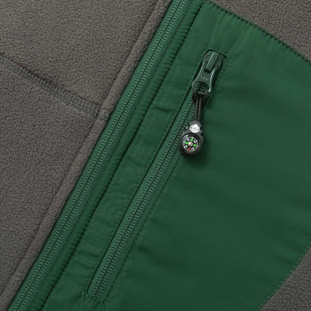 Куртка Ymkashix флисовая Ranger серо-зеленая