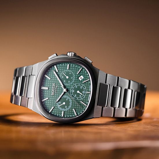 Мужские часы немецкого бренда Boccia модель 3740-02 Boccia Titanium