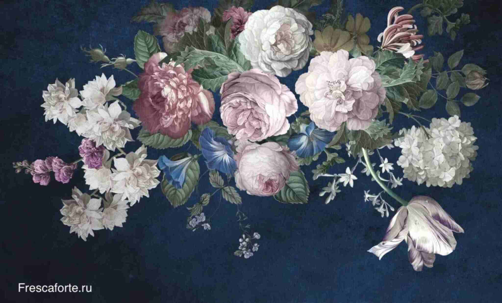 Фреска на заказ.  Цветы. Арт: ТА 1760
