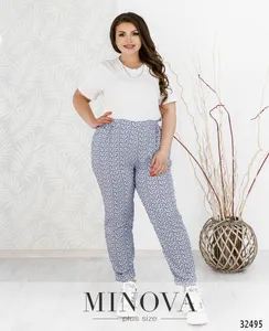 Брюки 1086Б-джинс Minova