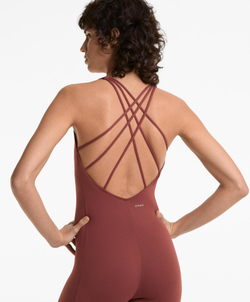 Oysho Длинный комбинезон Comfortlux, рыжевато-коричневый