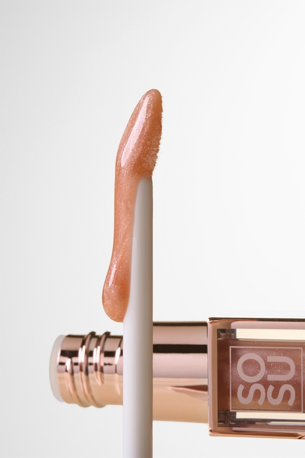 SOSU Cosmetics Shimmer Lip Glaze - Увлажняющий блеск для губ с мерцающими частицами, 6 ml