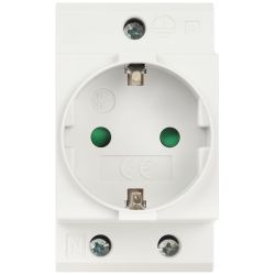 Розетка на DIN-рейку ЭРА PRO MRD10-16-E 16А с заземлением | Вспомогательные элементы и аксессуары