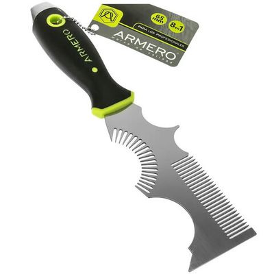 Шпатель-гребень ARMERO для очистки валиков и кистей, 8 в 1   A201/164