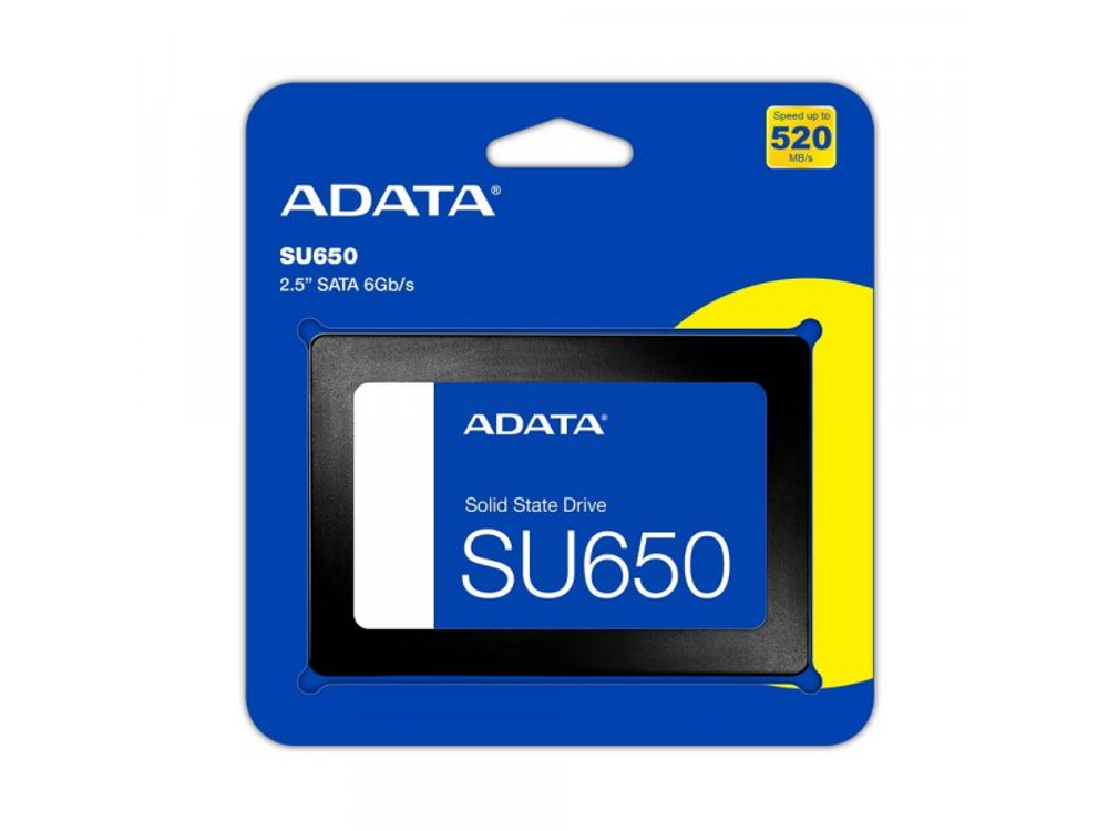 SSD накопитель ADATA Ultimate SU650 1ТБ, 2.5" SATA, SATA III, [ASU650SS-1TT-R]