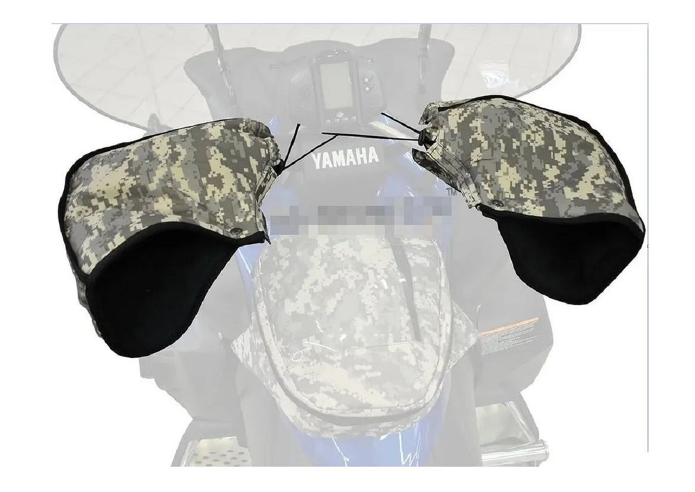 Рукавицы универс. На руль снегохода / квадроцикла