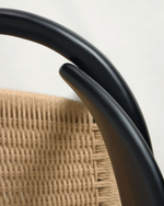 Стул Glynis черный натуральный